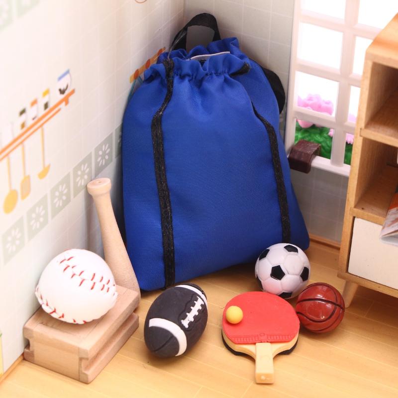 Sports Equipment Kit - 1/12 Dollhouse Simulation Mini Sports Equipment