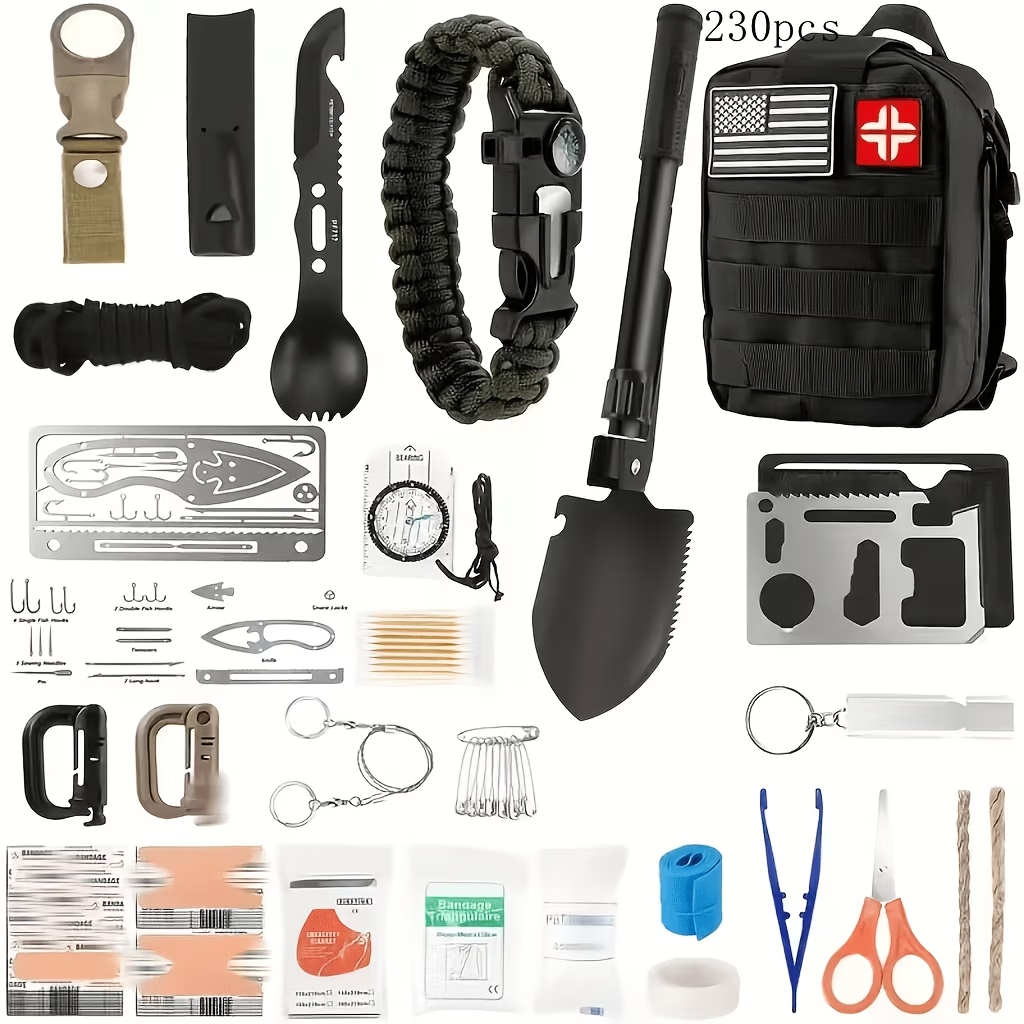 Sports Equipment Kit - 242 Survival Kit for Outdoor Adventure