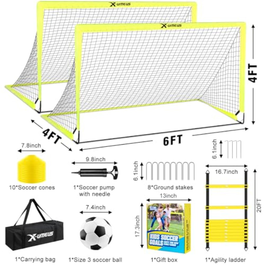 Kids Soccer Goals for Backyard - Xin Sports Equipment recensione e prezzo
