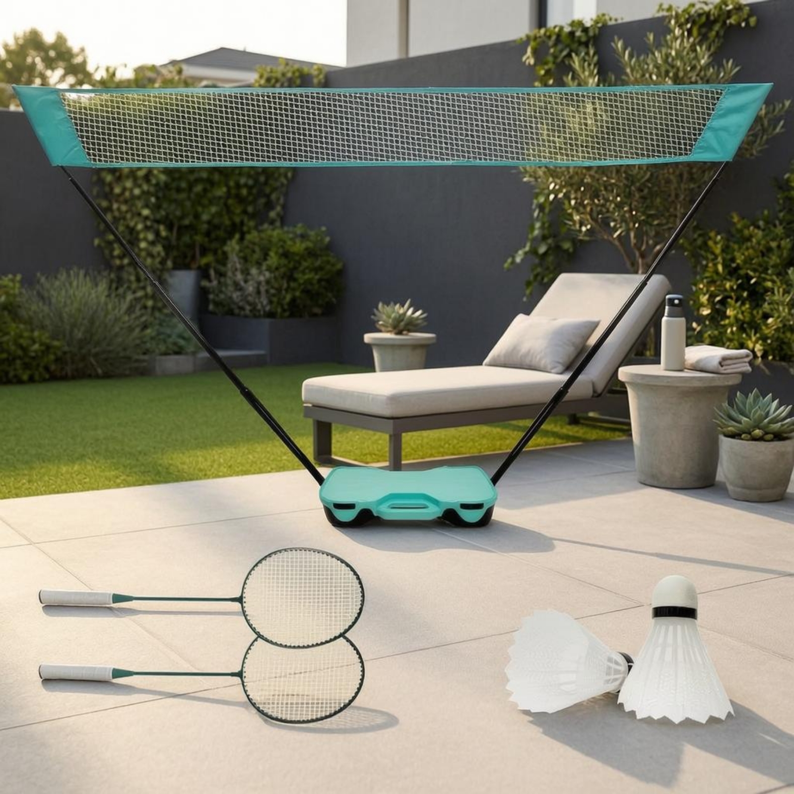 Badminton Net Frame Kit Compac - Sports Equipment Kit recensione e prezzo