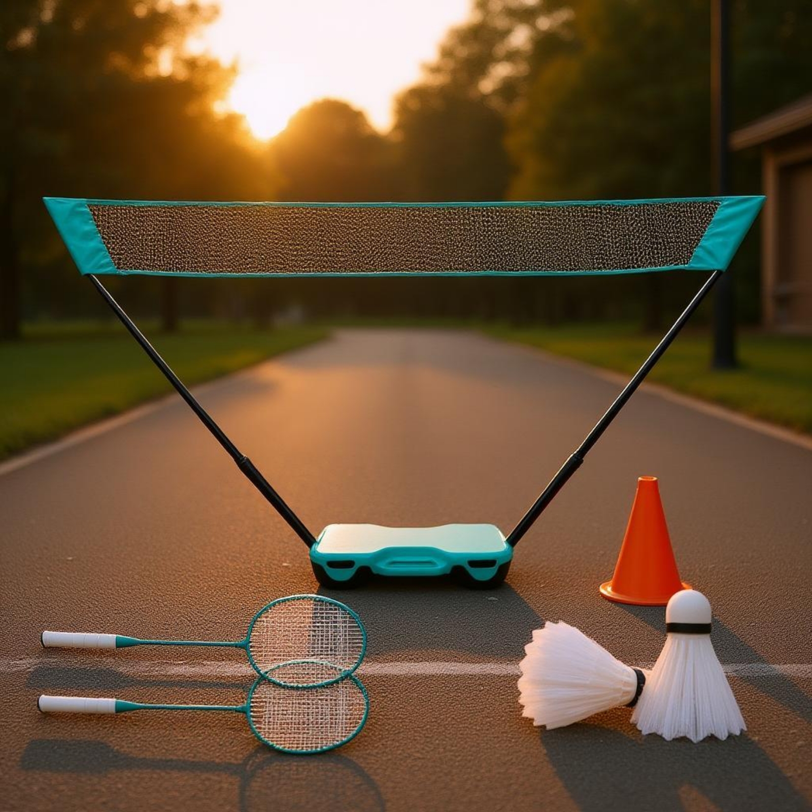 Badminton Net Frame Kit Compac - Sports Equipment Kit recensione e prezzo