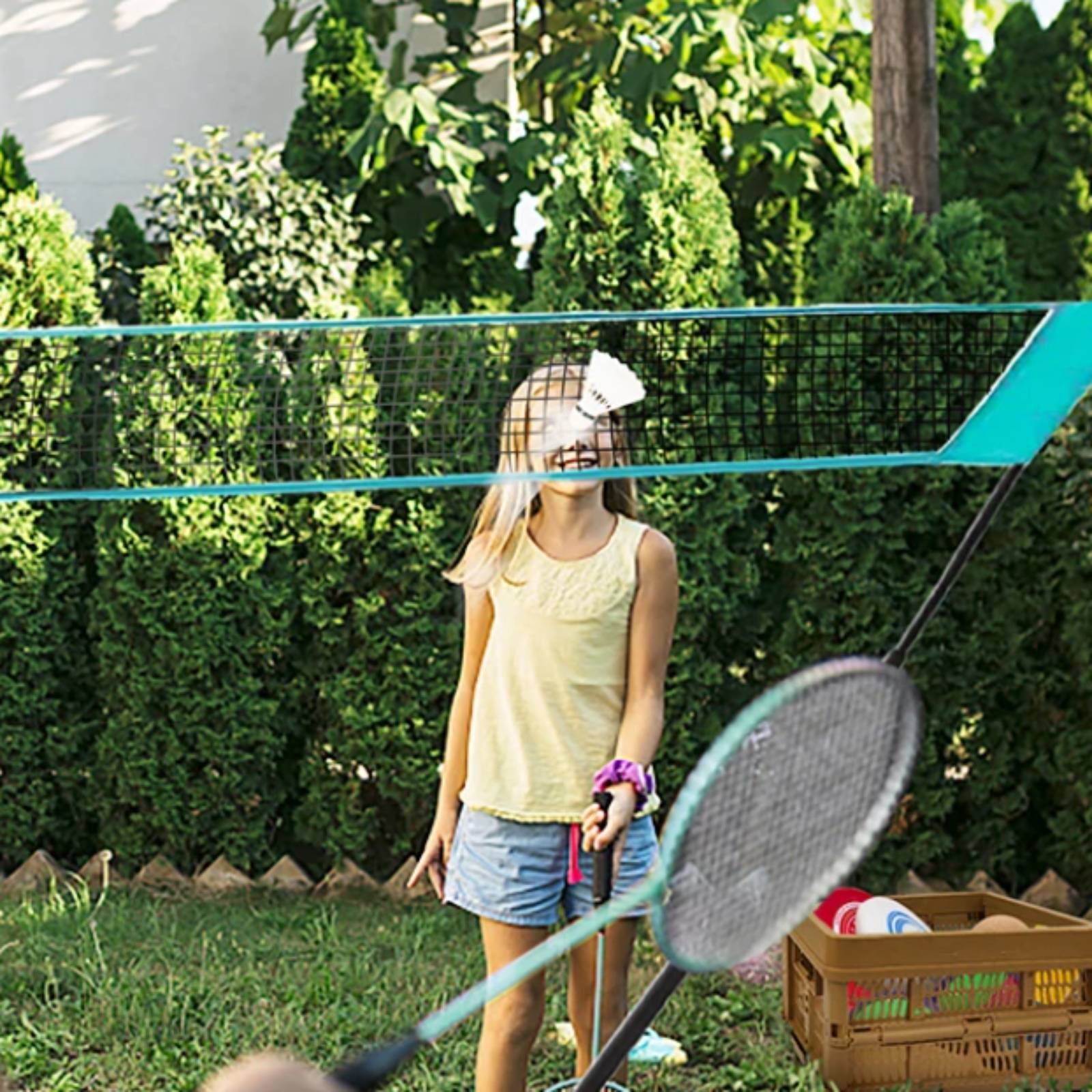 Badminton Net Frame Kit Compac - Sports Equipment Kit recensione e prezzo