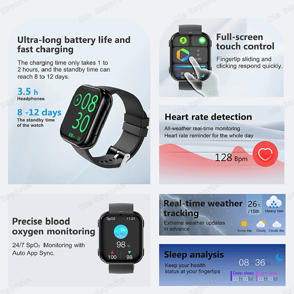 Sports Smartwatch 2 en 1 Equip - Sports Equipment In Spanish recensione e prezzo