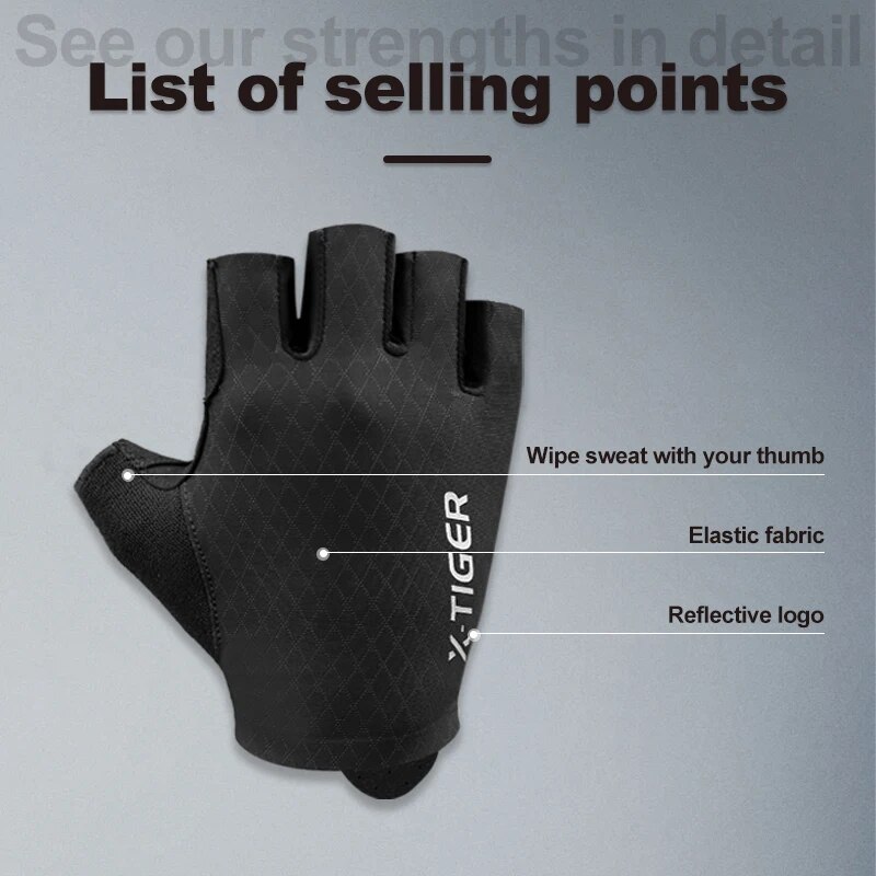 X-TIGER Cycling Gloves Half Fi - Xin Sports Equipment recensione e prezzo