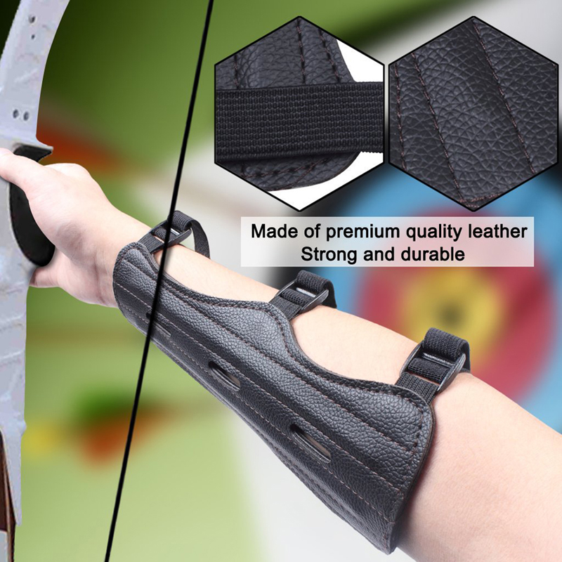 Leather Archery Equipment Arm  - Sports Equipment Archery recensione e prezzo