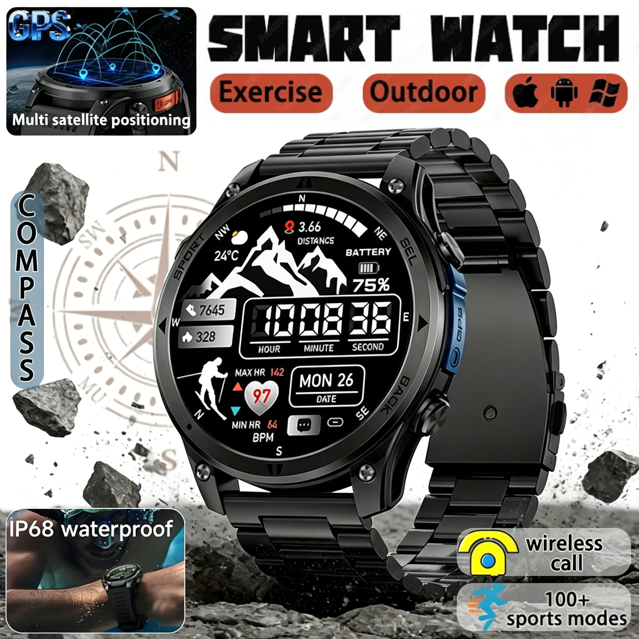 Hot New GPS smartwatch for 202 - Sports Equipment In Spanish recensione e prezzo