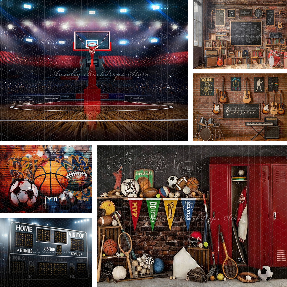 Sports Basketball Court Locker - Sports Equipment Background recensione e prezzo