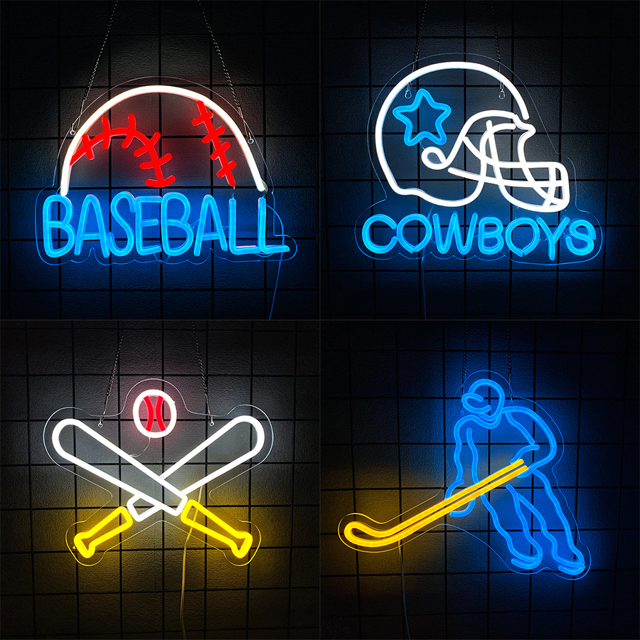 Sports Led Neon Sign, Equipmen - Sports Equipment Icon recensione e prezzo