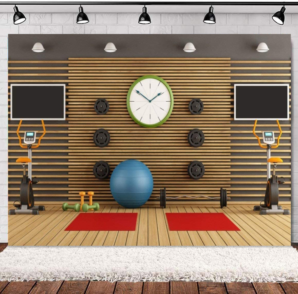 Gym Photography Backdrop Stadi - Sports Equipment Background recensione e prezzo