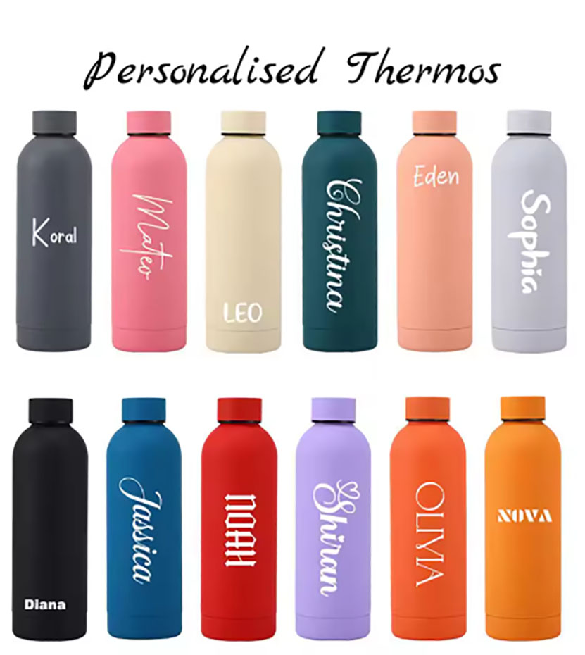 Custom Logo Name Thermos Large - Name Sports Equipment recensione e prezzo
