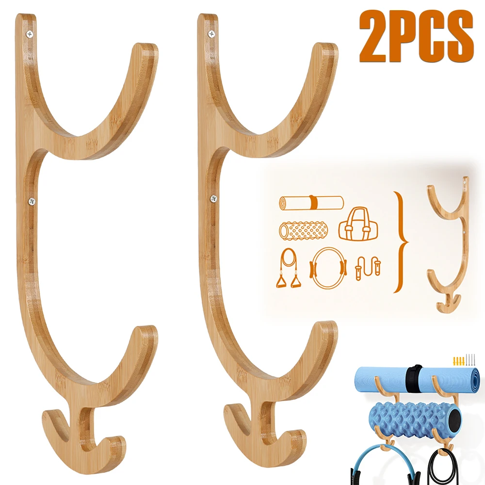 2Pcs Yoga Mat Storage Rack Wal - Sports Equipment Near Me recensione e prezzo