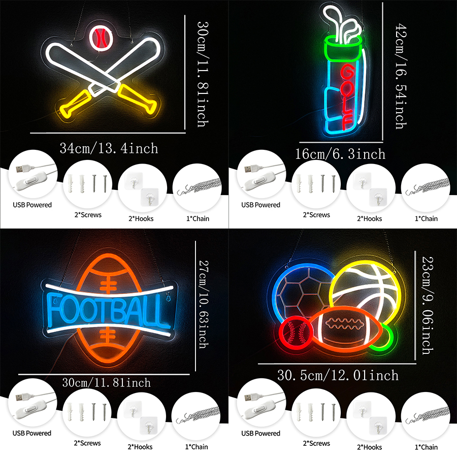 Ball Sports Equipment Led Neon - Sports Equipment Icon recensione e prezzo