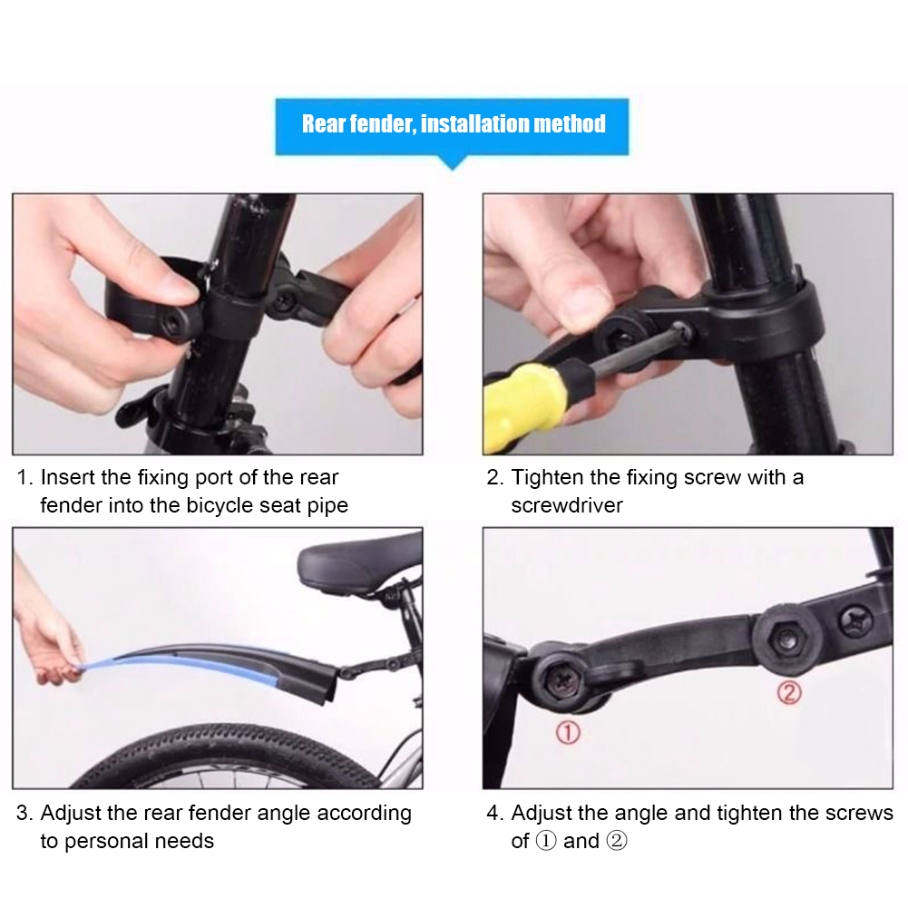 2Pcs Mountain Bike Mudguard Wi - Sports Equipment Kit recensione e prezzo
